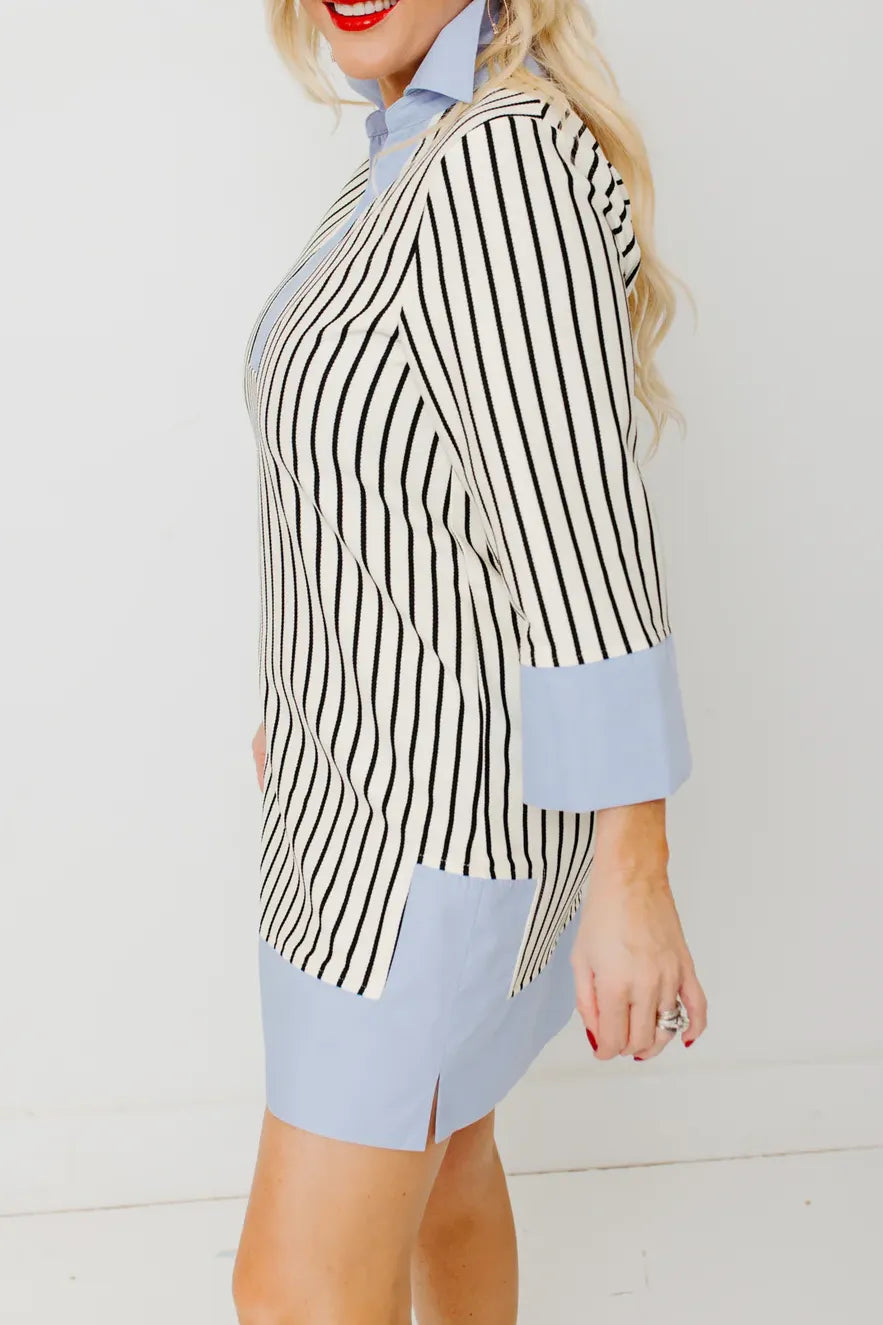 Striped Mini Dress