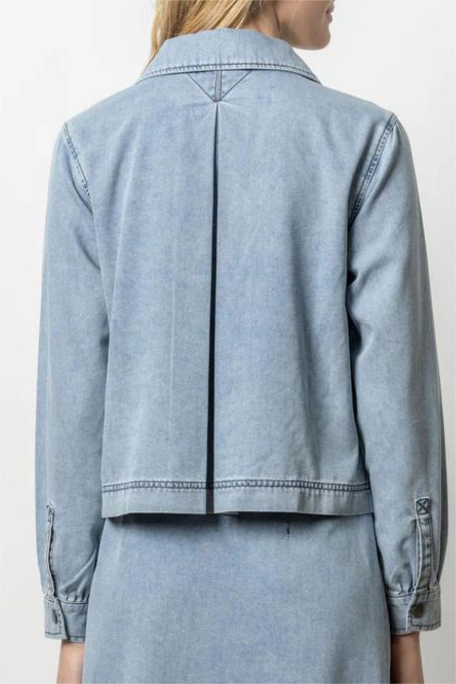 Denim Collared Shirt